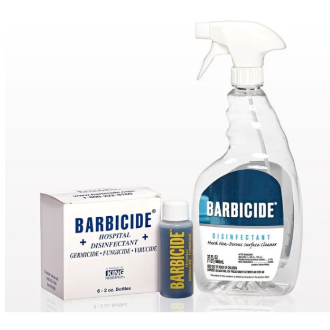 Barbicide spray - concentrate shots