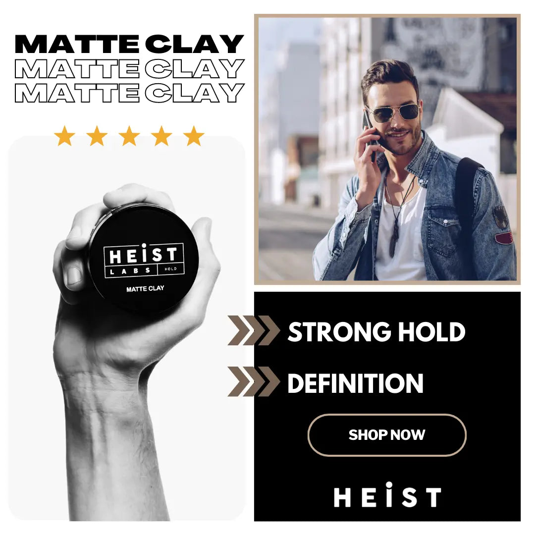 Matte Clay by Heist Labs - Strong Hold and Definition (100ml)