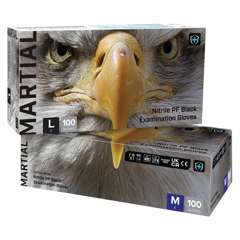 Nitrile gloves - black